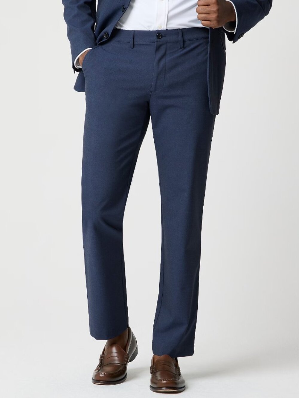 J. Crew Men's Thompson 31x32 Performance Suit Pant Dark Navy AU592